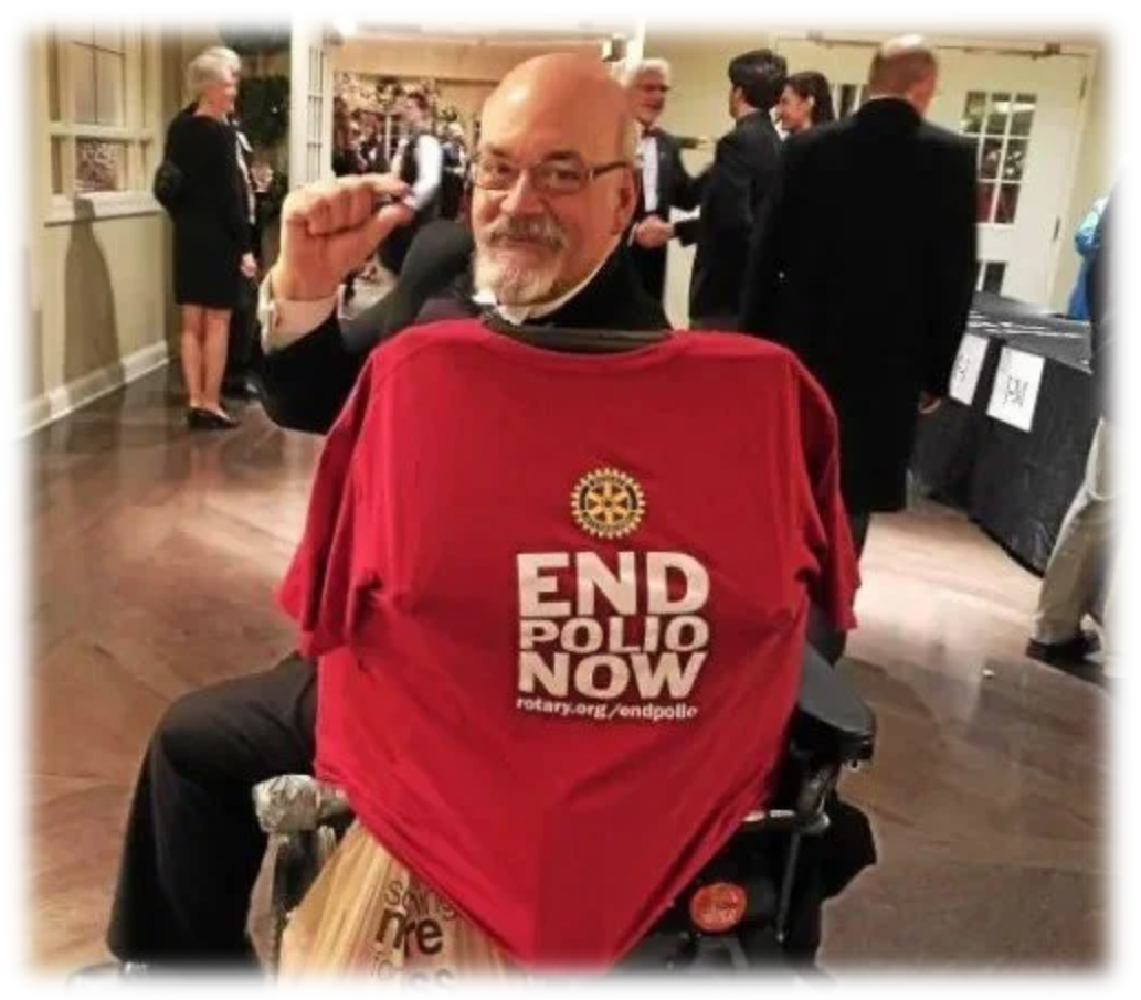 John Nanni, Polio Survivor & Rotary District 7630 PolioPlus Co-Chair