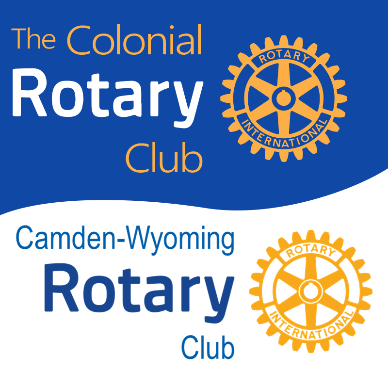 Dover Colonial Rotary Club and the Camden-Wyoming Rotary Club